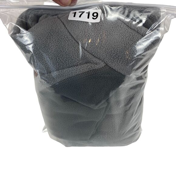 Cabela's Pullover Men's Large Gray Fleece Long Sleeve Mock Neck Quarter Zip - Picture 12 of 12